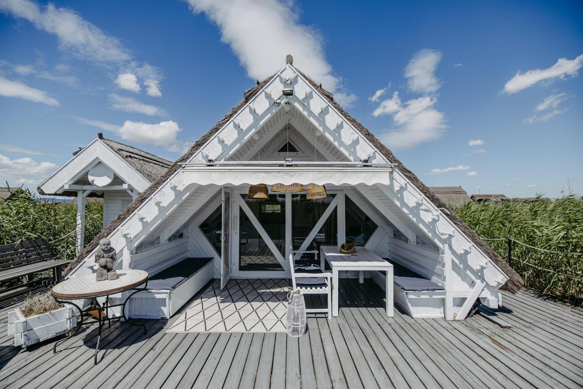 Seehuette Neusiedlersee - Seehaus Inklusive Elektroboot Rust Exteriér fotografie